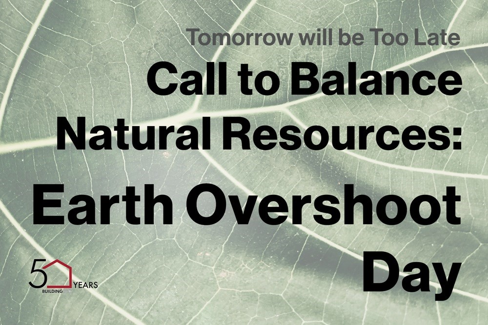 Tomorrow will be Too Late | Call to Balance Natural Resources: Earth Overshoot Day