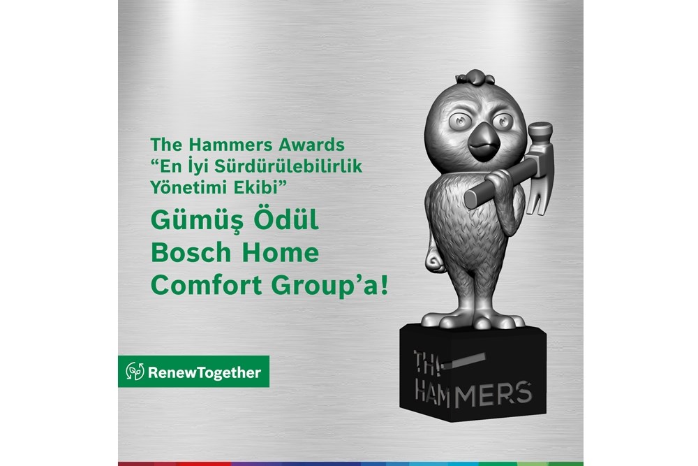 Bosch Home Comfort Group’a Hammers’dan Gümüş Ödül