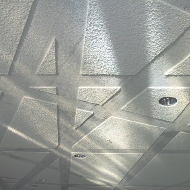 Seamless Acoustic Ceiling and Wall Finish Material