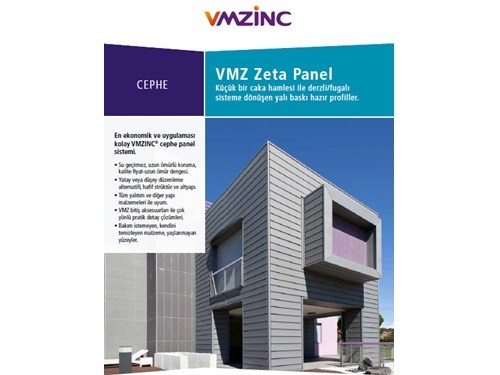 VMZ Zeta Cephe Paneli Broşürü