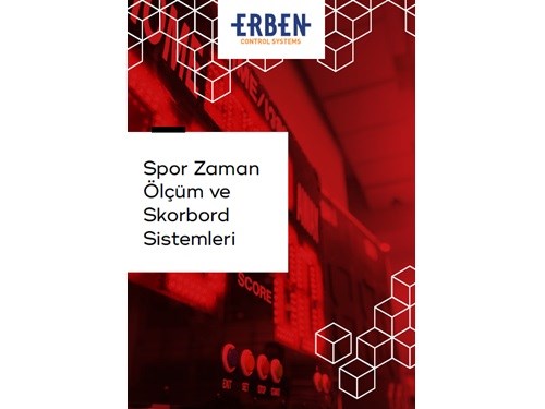 ERBEN Spor Zaman Ölçüm ve Skorboard Sistemleri Broşürü