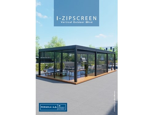 i-Zipscreen Dikey Dış Mekan Perde Broşürü