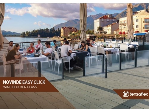 Novinde Easy Click Rüzgar Kırıcı Cam